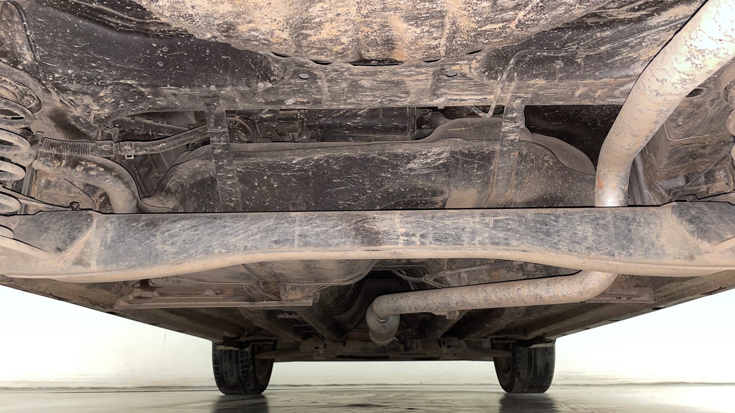 Used 2022 Kia Seltos X Line 1.4 DCT Petrol Automatic extra REAR UNDERBODY VIEW (TAKEN FROM REAR)