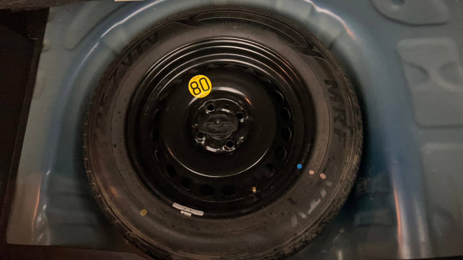Used 2018 Maruti Suzuki Baleno Zeta 1.2 AT Petrol Automatic tyres SPARE TYRE VIEW
