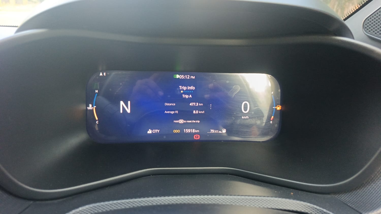 Used 2024 Tata Nexon Fearless Plus S 1.2 Revotron Petrol 7DCA DT Petrol Automatic interior CLUSTERMETER VIEW