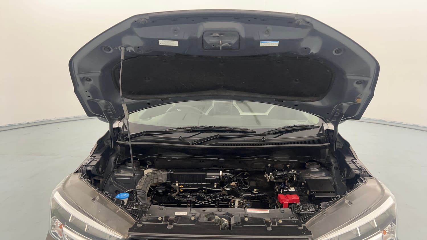 Used 2022 Maruti Suzuki XL6 Zeta AT Petrol Petrol Automatic engine ENGINE & BONNET OPEN FRONT VIEW