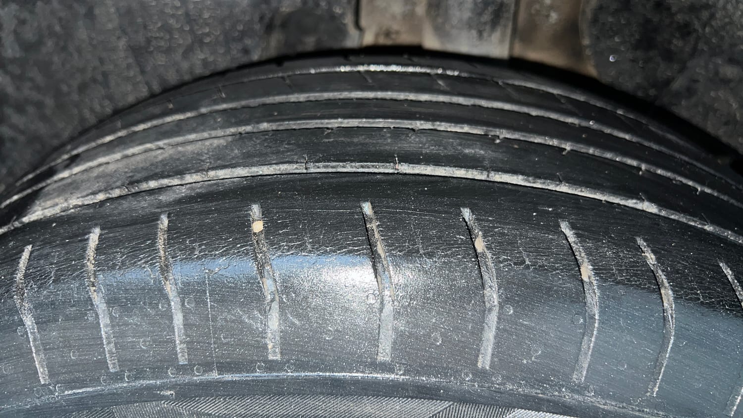 Used 2021 Hyundai Creta S 1.5 Petrol Petrol Manual tyres LEFT REAR TYRE TREAD VIEW