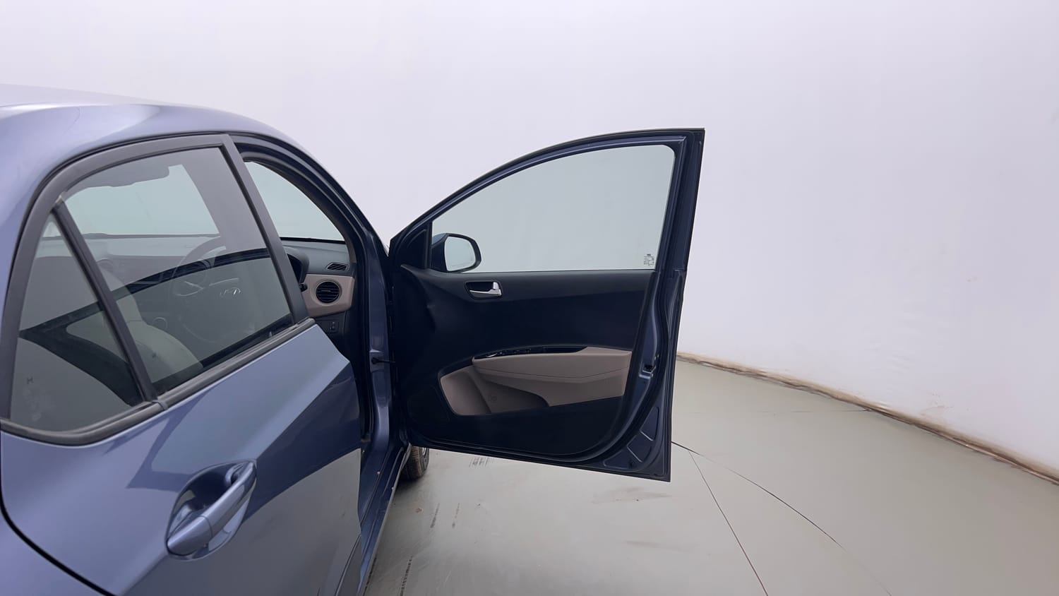 Used 2016 Hyundai Xcent SX 1.2 Petrol Manual interior RIGHT FRONT DOOR OPEN VIEW