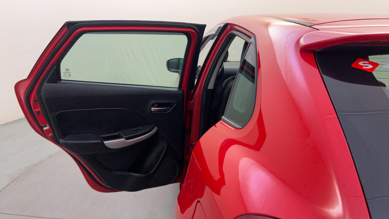 Used 2016 Maruti Suzuki Baleno Zeta 1.2 AT Petrol Automatic interior LEFT REAR DOOR OPEN VIEW