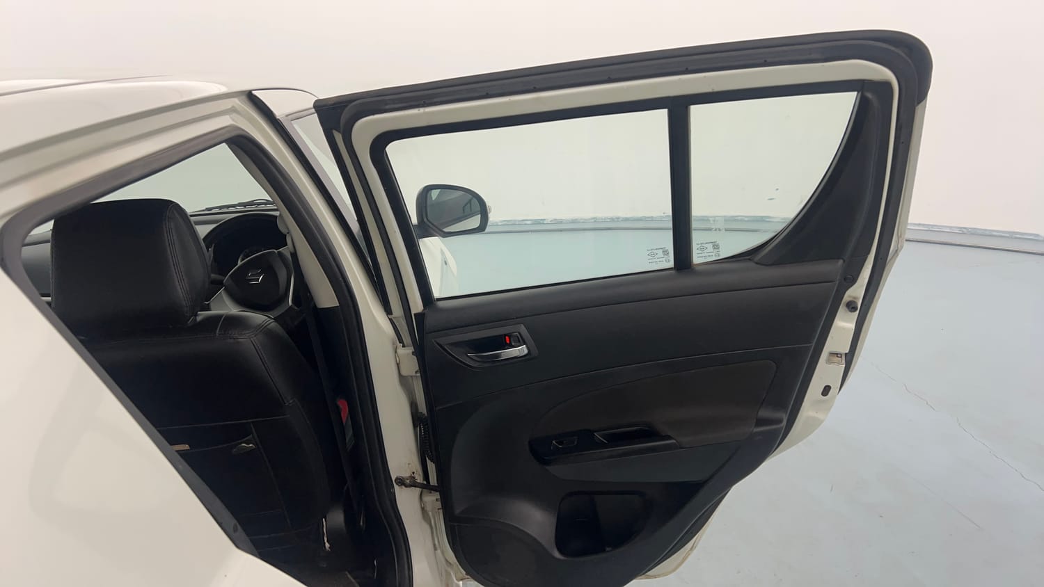 Used 2013 Maruti Suzuki Swift VXi Petrol Manual interior RIGHT REAR DOOR OPEN VIEW