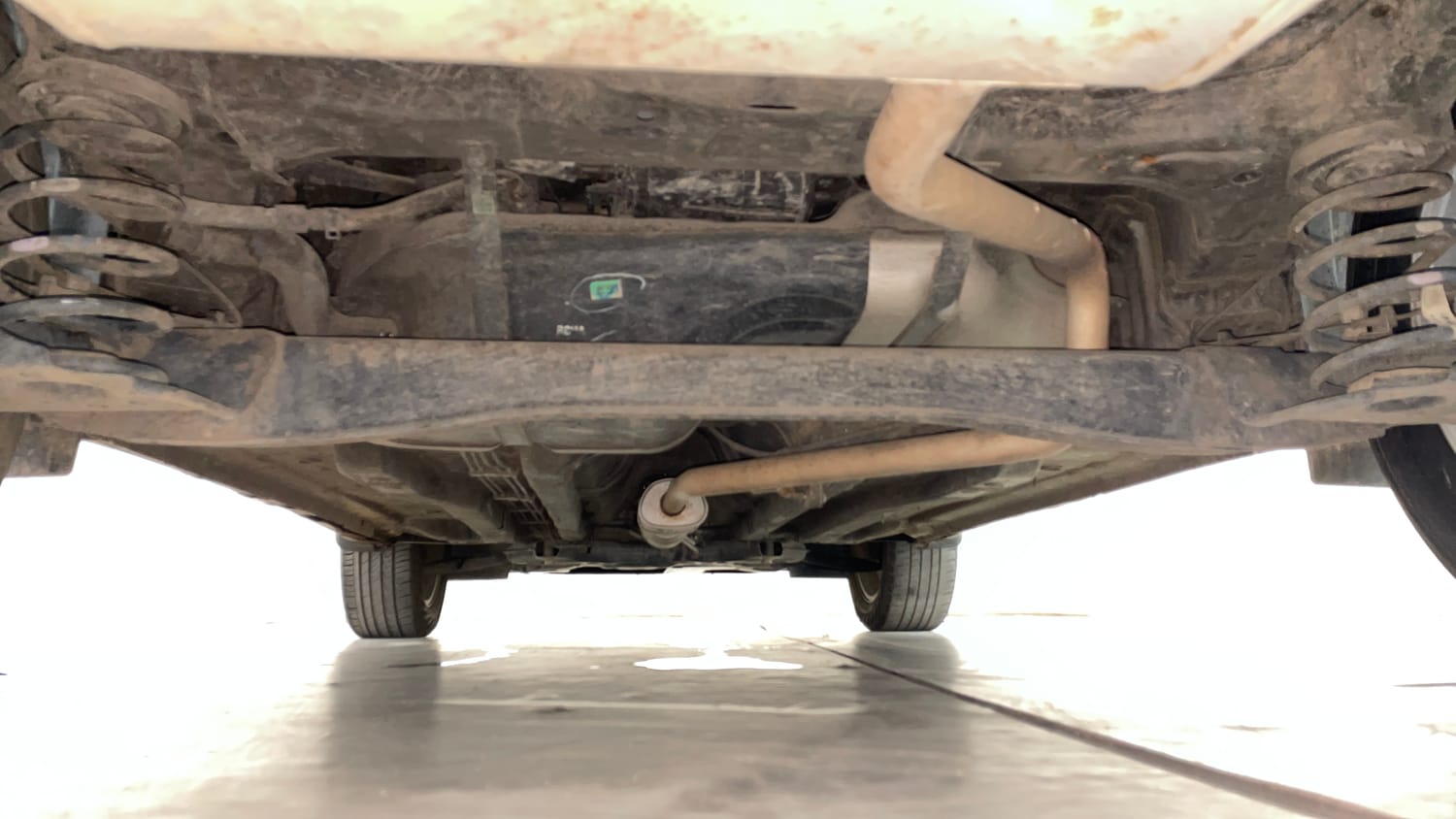 Used 2022 Hyundai Creta SX 1.5 Petrol Petrol Manual extra REAR UNDERBODY VIEW (TAKEN FROM REAR)