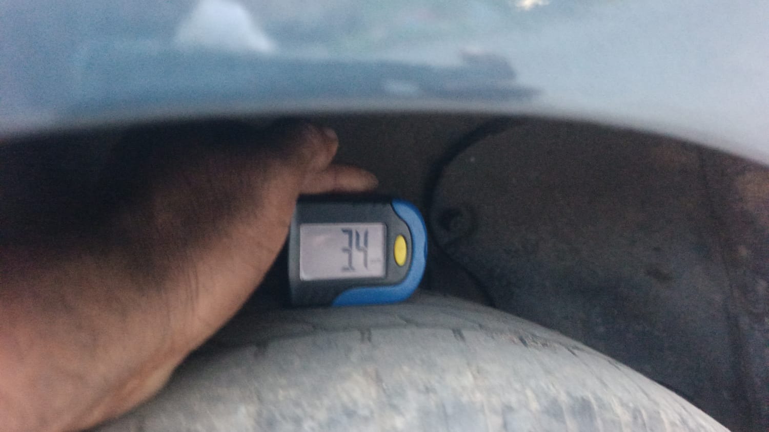 Used 2018 Tata Zest XTA Diesel Diesel Automatic tyres RIGHT REAR TYRE TREAD VIEW