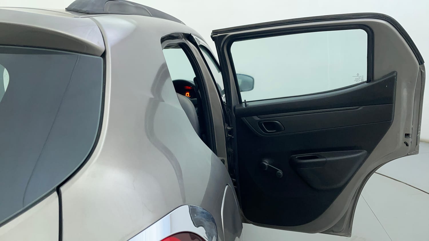 Used 2018 Renault Kwid 1.0 RXT AMT Opt Petrol Automatic interior RIGHT REAR DOOR OPEN VIEW