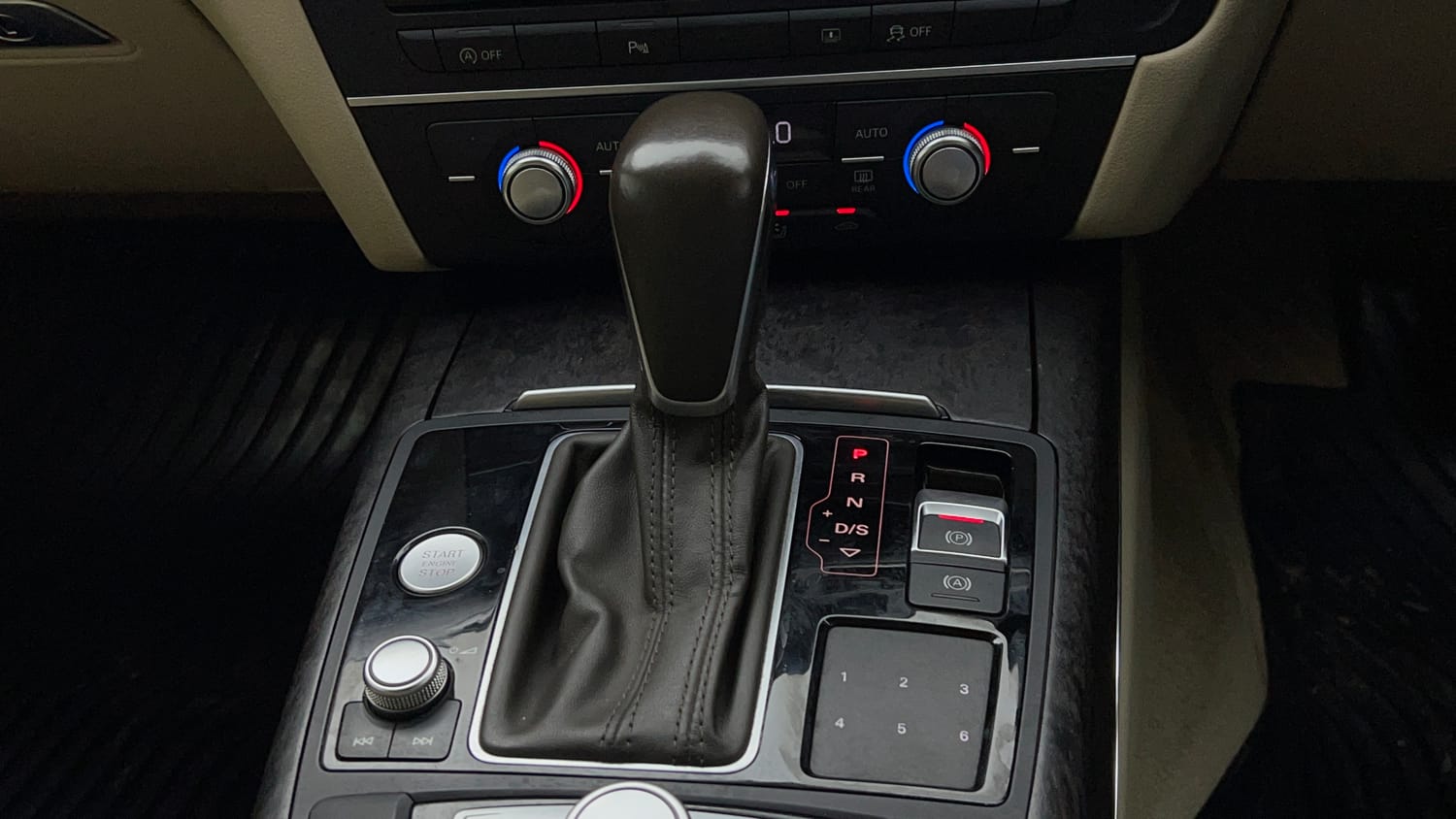 Used 2017 audi A6 35 TFSI S Line Matrix Petrol Automatic interior GEAR  KNOB VIEW
