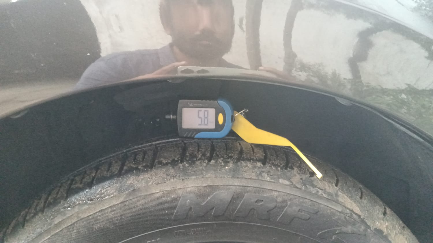 Used 2024 Honda City V Petrol CVT Petrol Automatic tyres RIGHT FRONT TYRE TREAD VIEW