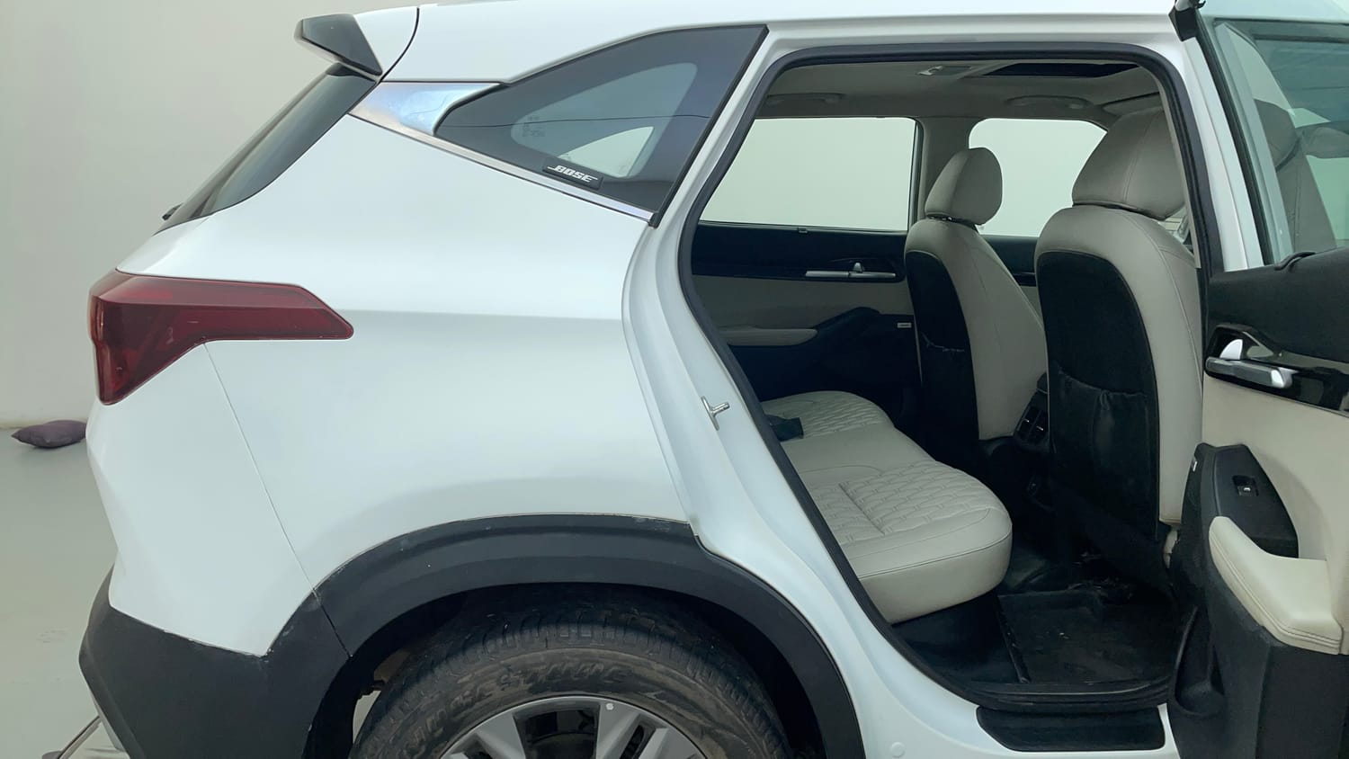 Used 2019 Kia Seltos HTX Plus 1.5 Diesel Diesel Manual interior RIGHT SIDE REAR DOOR CABIN VIEW