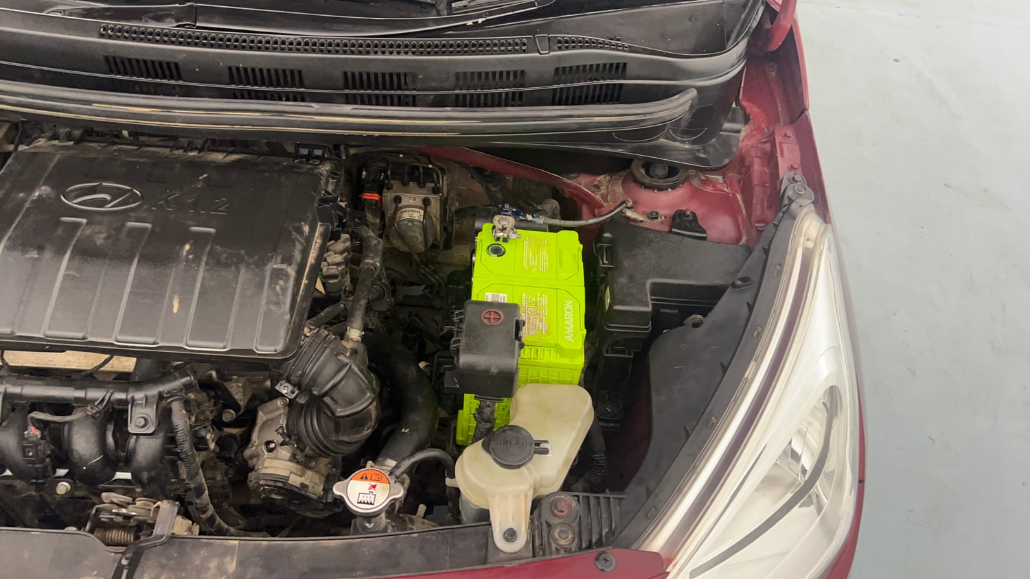 Used 2016 Hyundai Grand i10 Asta 1.2 Kappa VTVT (O) Petrol Manual engine ENGINE LEFT SIDE VIEW