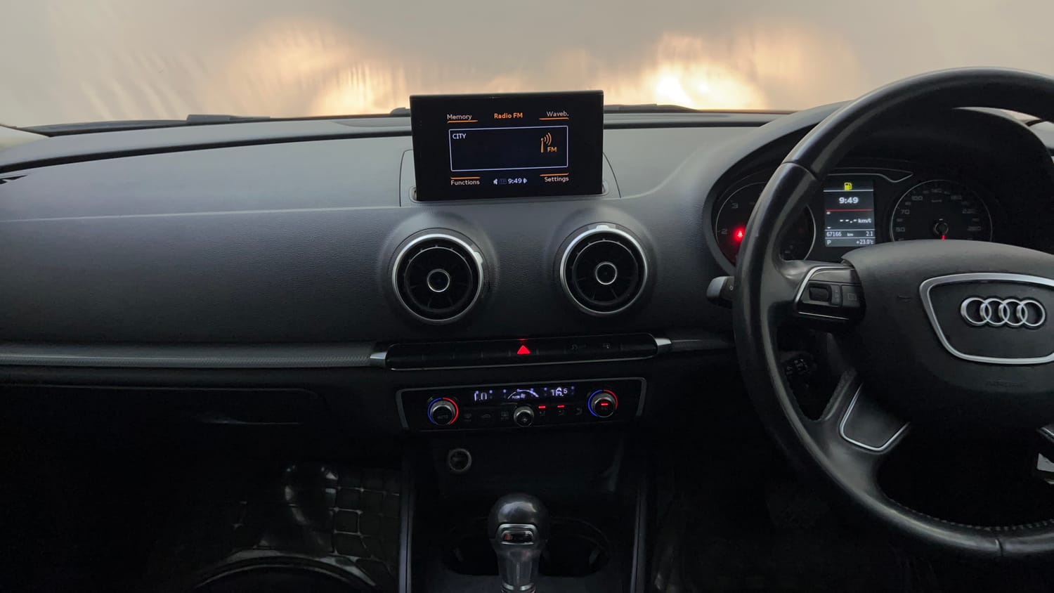 Used 2015 Audi A3 35 TDI Premium Plus + Sunroof Diesel Automatic interior MUSIC SYSTEM & AC CONTROL VIEW