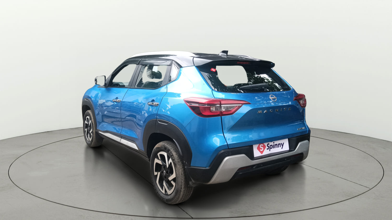 Used 2023 Nissan Magnite XV AMT Petrol Automatic exterior LEFT REAR CORNER VIEW