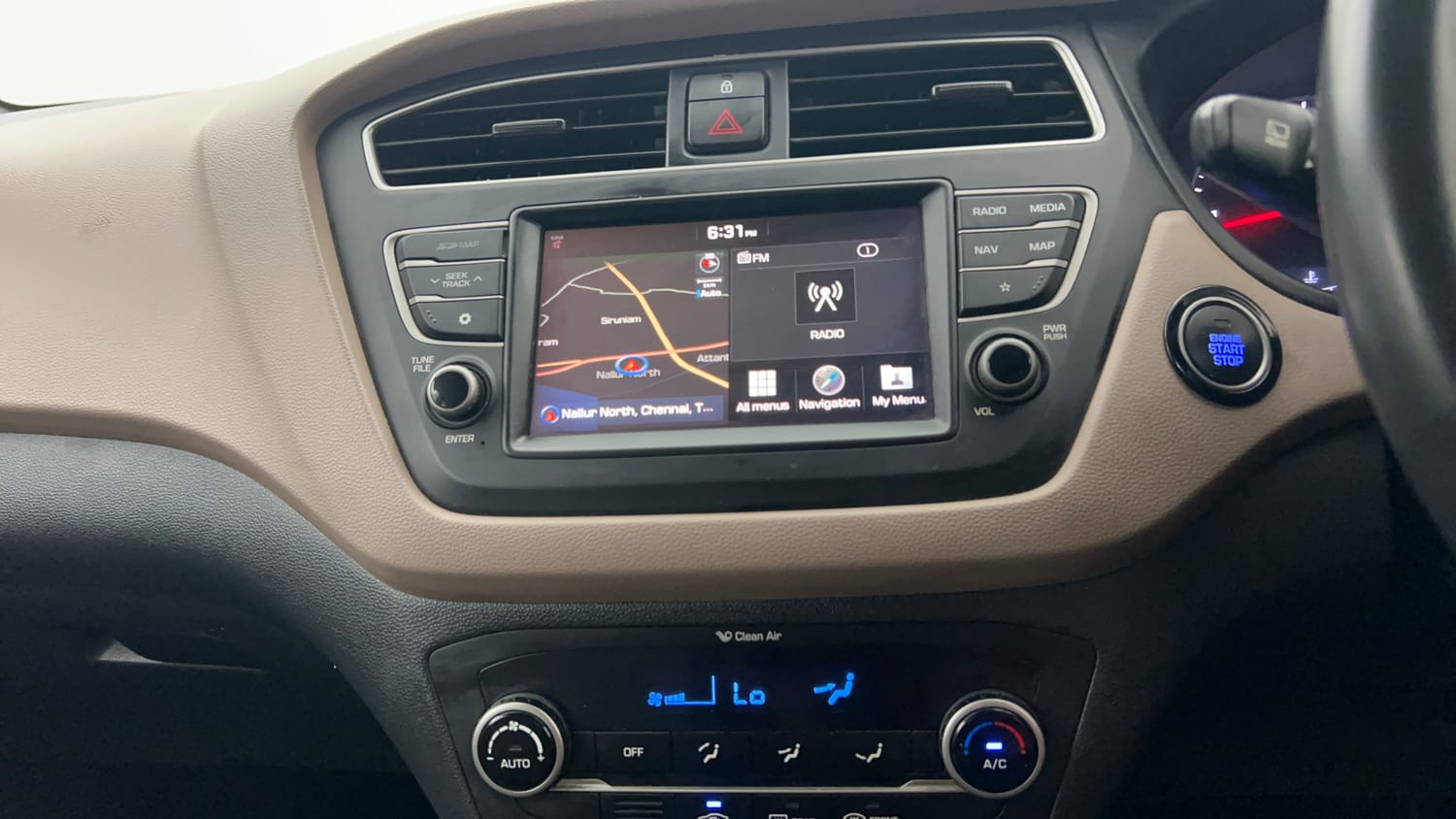 Used 2018 Hyundai Elite i20 Asta 1.2 (O) Petrol Manual interior MUSIC SYSTEM & AC CONTROL VIEW