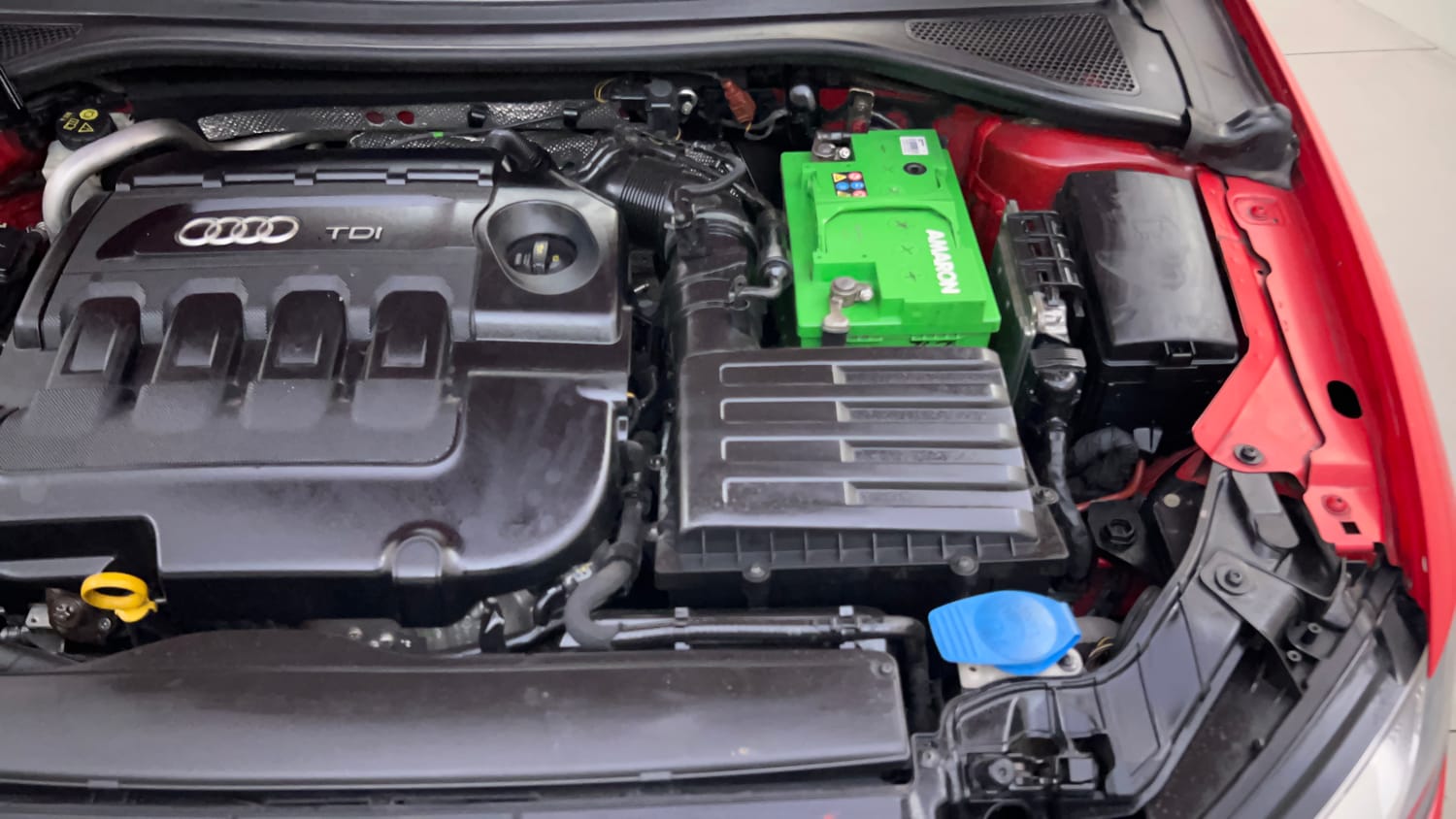 Used 2015 Audi A3 35 TDI Premium Plus + Sunroof Diesel Automatic engine ENGINE LEFT SIDE VIEW