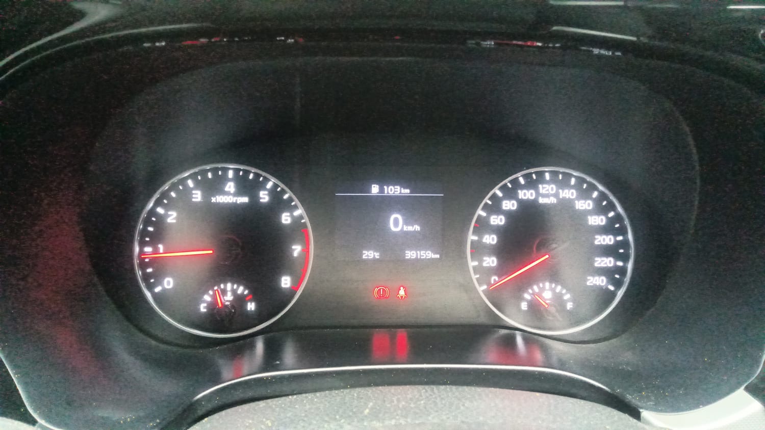Used 2021 Kia Seltos HTK 1.5 Petrol Manual interior CLUSTERMETER VIEW
