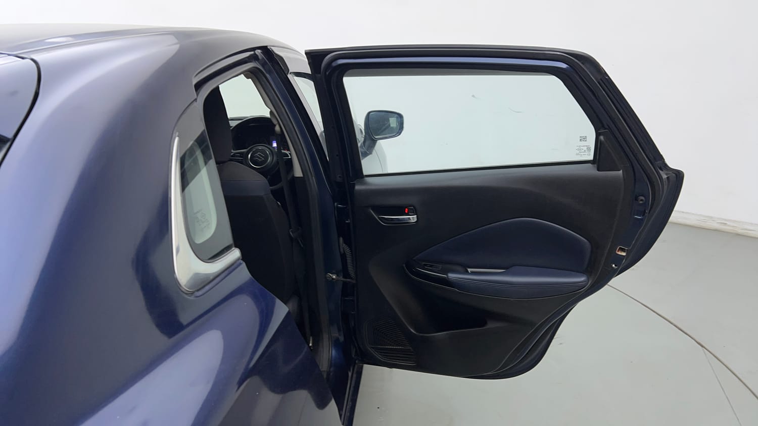 Used 2022 Maruti Suzuki Baleno Zeta MT Petrol Manual interior RIGHT REAR DOOR OPEN VIEW