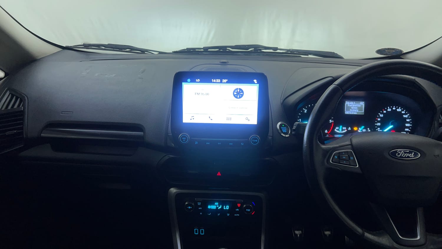 Used 2018 Ford EcoSport Titanium 1.5L TDCi Diesel Manual interior MUSIC SYSTEM & AC CONTROL VIEW