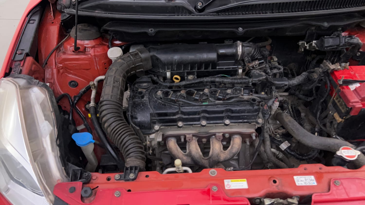 Used 2016 Maruti Suzuki Baleno Zeta 1.2 AT Petrol Automatic engine ENGINE RIGHT SIDE VIEW
