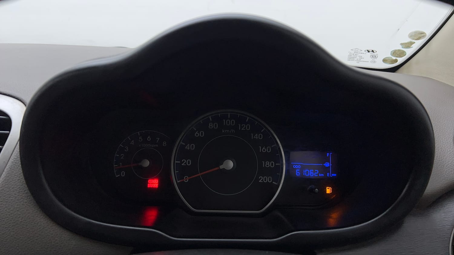 Used 2013 Hyundai i10 Era 1.1 iRDE2 Petrol Manual interior CLUSTERMETER VIEW