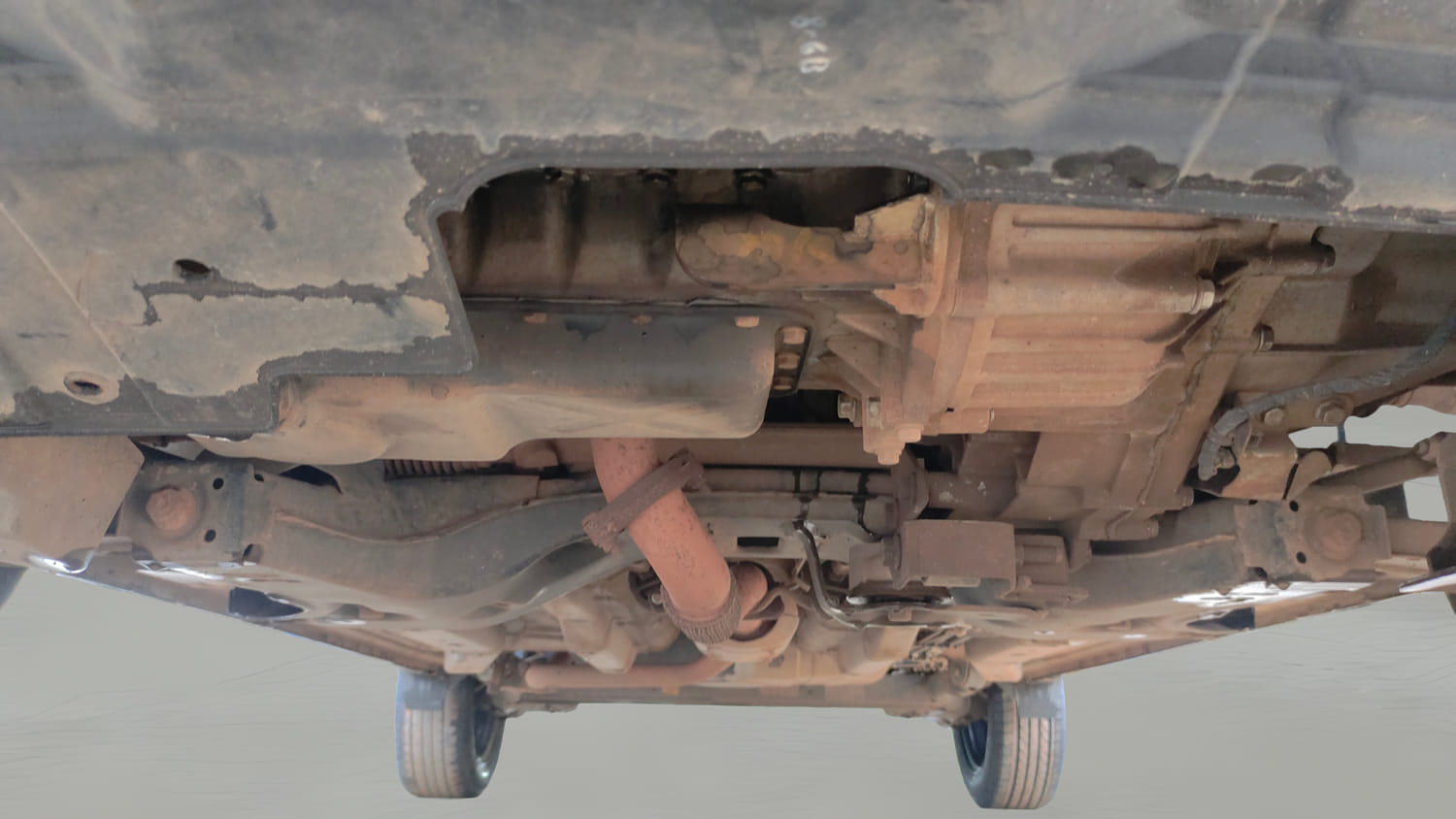 Used 2023 Tata Nexon XMA (S) Diesel Diesel Automatic extra FRONT LEFT UNDERBODY VIEW