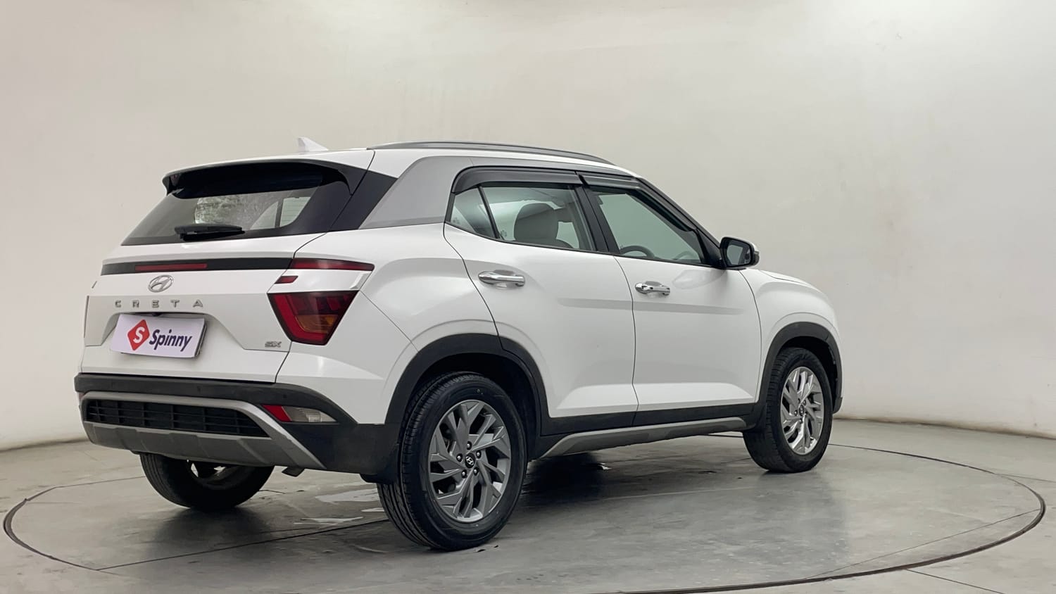 Used 2022 Hyundai Creta SX 1.5 Petrol Petrol Manual exterior RIGHT REAR CORNER VIEW