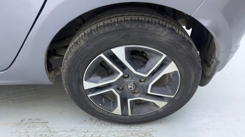 Used 2019 Tata Tiago Revotron XZ Plus Petrol Manual tyres LEFT REAR TYRE RIM VIEW