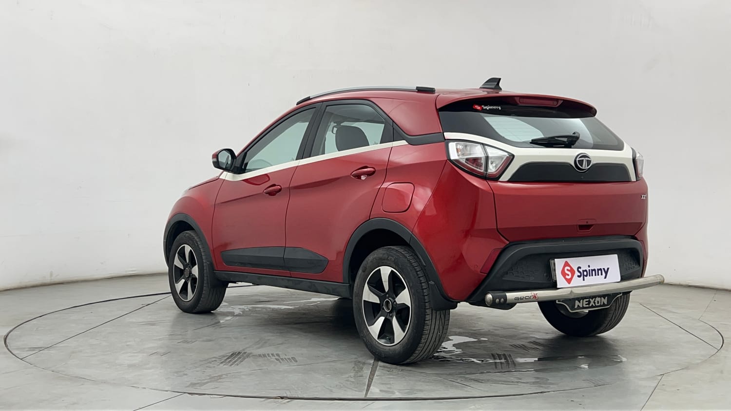 Used 2019 Tata Nexon XZ Plus Diesel Diesel Manual exterior LEFT REAR CORNER VIEW
