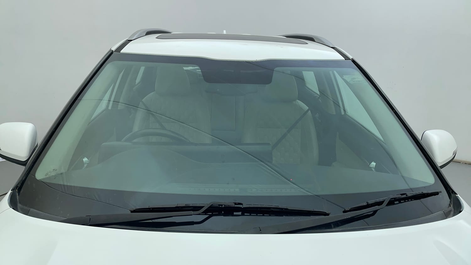 Used 2019 Kia Seltos HTX Plus 1.5 Diesel Diesel Manual exterior FRONT WINDSHIELD VIEW