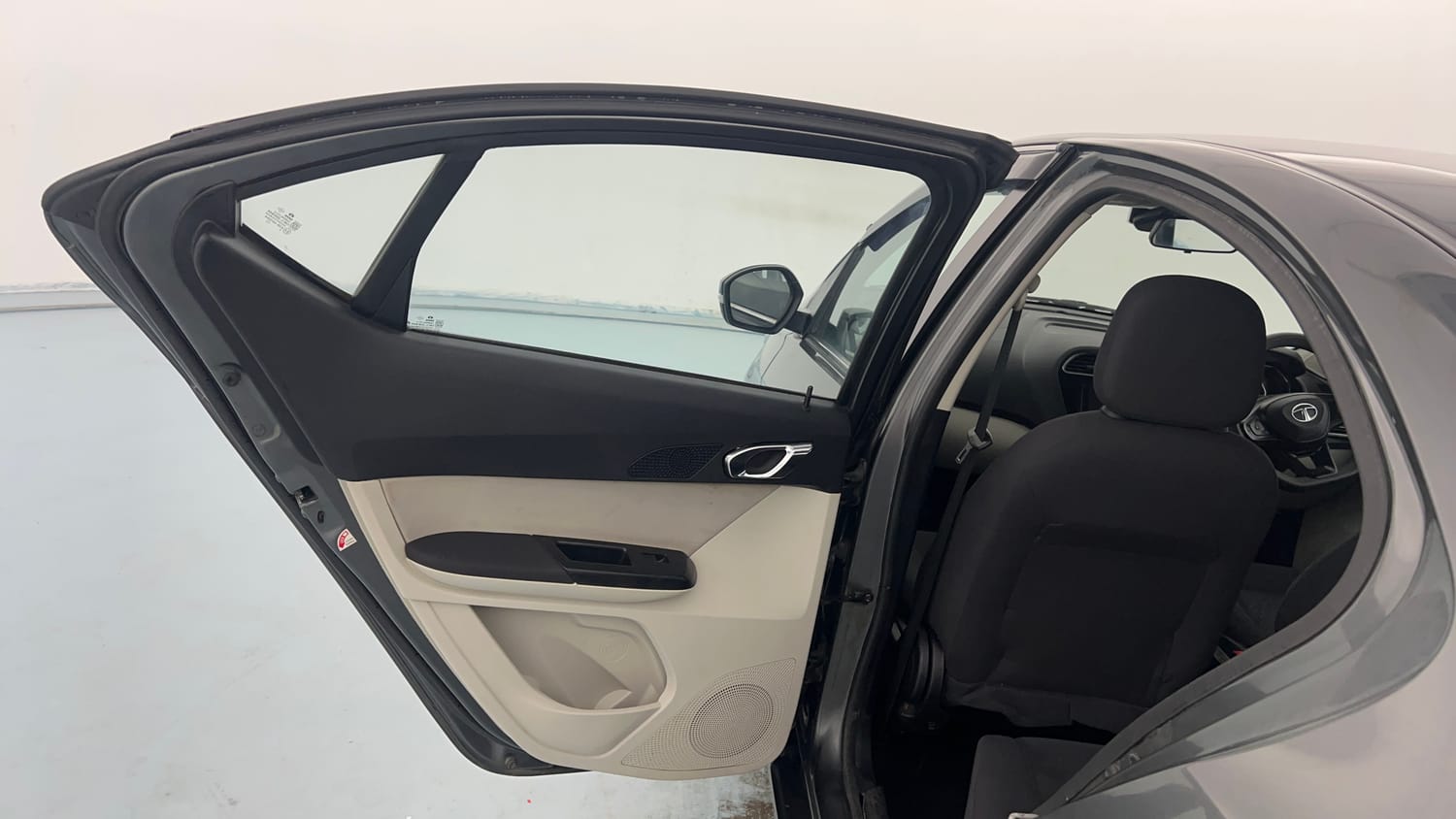 Used 2022 Tata Tigor XZ Plus CNG Cng Manual interior LEFT REAR DOOR OPEN VIEW