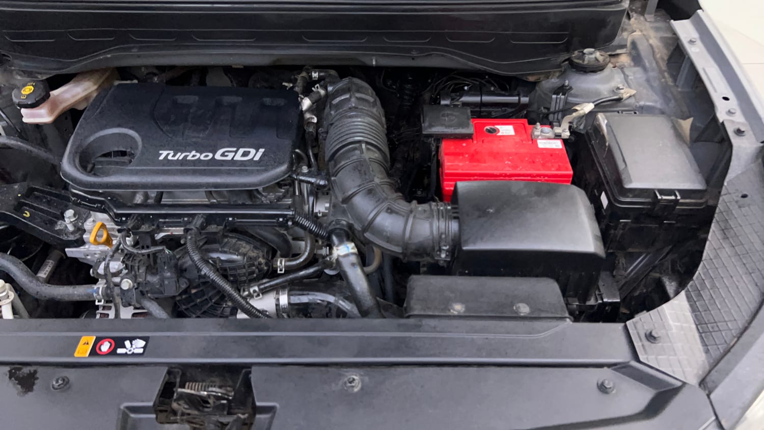 Used 2021 Hyundai Venue SX 1.0 Turbo iMT Petrol Manual engine ENGINE LEFT SIDE VIEW