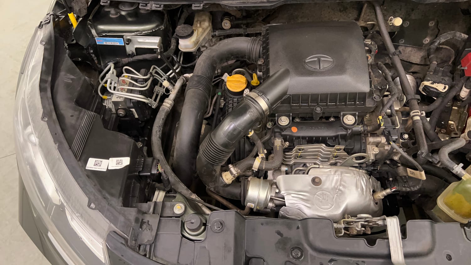 Used 2021 Tata Nexon XZ Plus (O) Petrol Manual engine ENGINE RIGHT SIDE VIEW