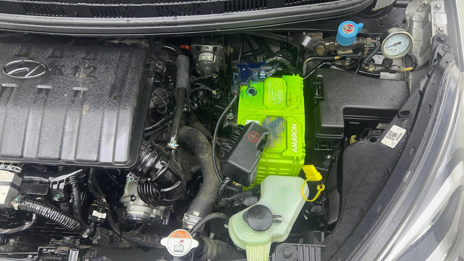 Used 2020 Hyundai Xcent S Petrol+cng(outside fitted) Cng Manual engine ENGINE LEFT SIDE VIEW