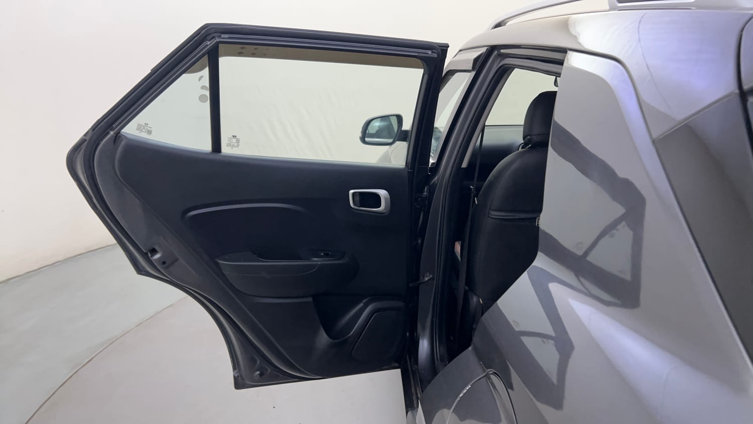 Used 2021 Hyundai Venue SX 1.0 Turbo iMT Petrol Manual interior LEFT REAR DOOR OPEN VIEW