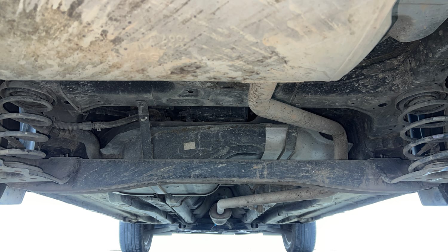 Used 2024 Hyundai Creta SX 1.5 Petrol IVT Petrol Automatic extra REAR UNDERBODY VIEW (TAKEN FROM REAR)