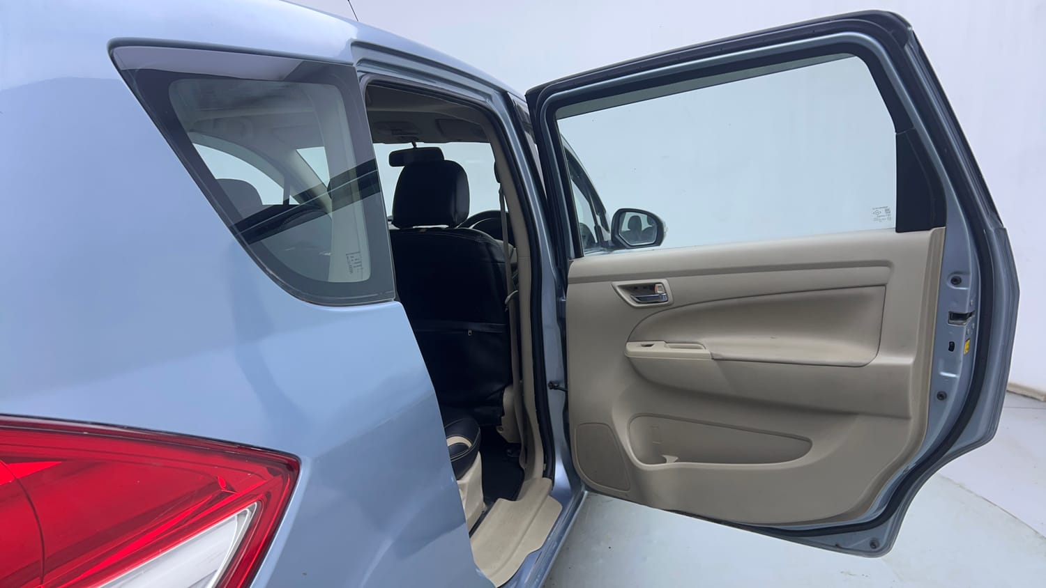 Used 2016 Maruti Suzuki Ertiga ZDI + SHVS Diesel Manual interior RIGHT REAR DOOR OPEN VIEW