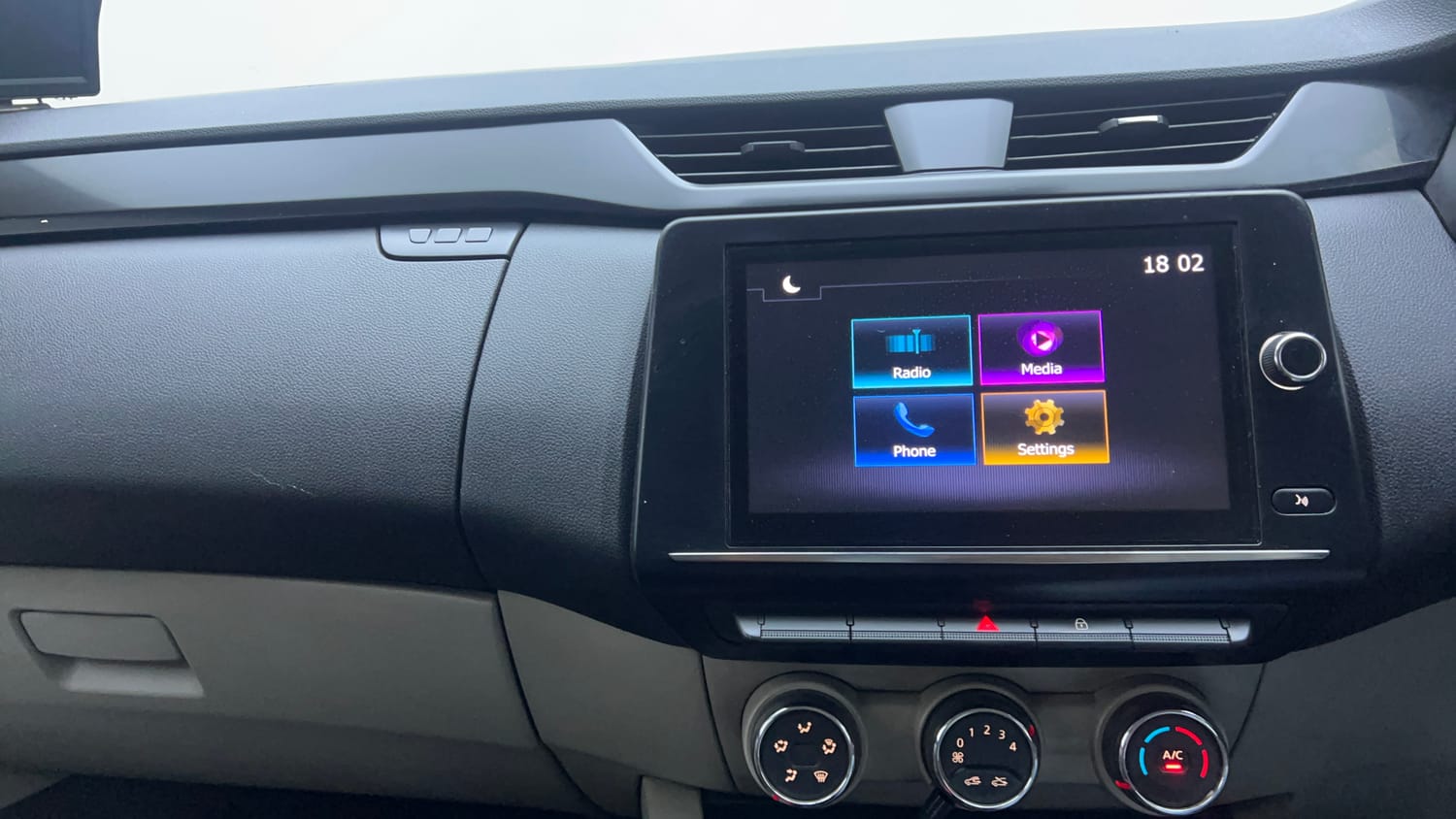 Used 2021 Renault Triber RXT Petrol Manual interior MUSIC SYSTEM & AC CONTROL VIEW