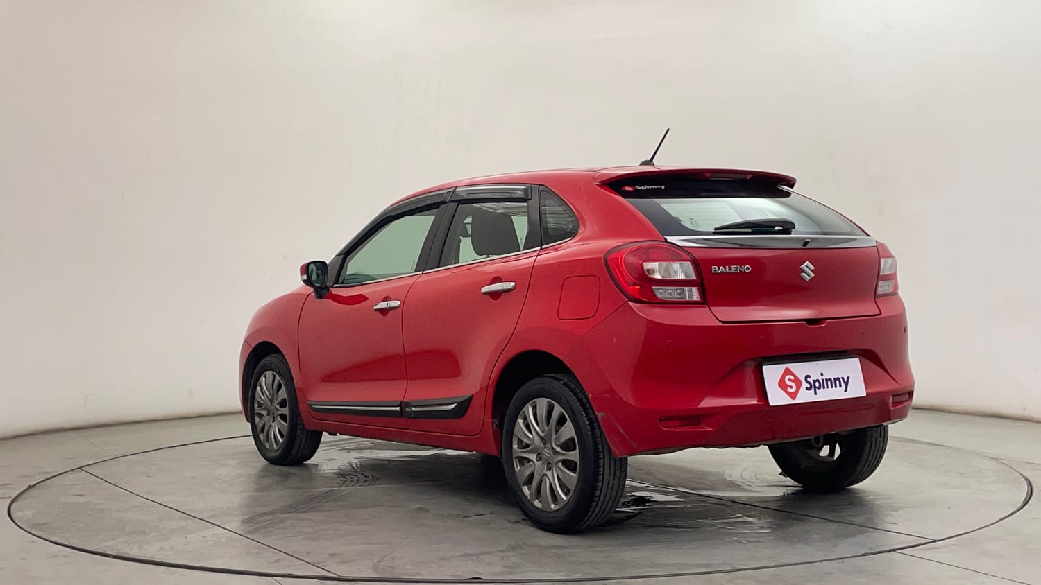 Used 2019 Maruti Suzuki Baleno Alpha 1.2 AT Petrol Automatic exterior LEFT REAR CORNER VIEW