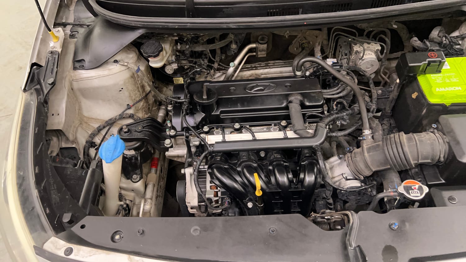 Used 2017 Hyundai Elite i20 Sportz 1.2 Petrol Manual engine ENGINE RIGHT SIDE VIEW