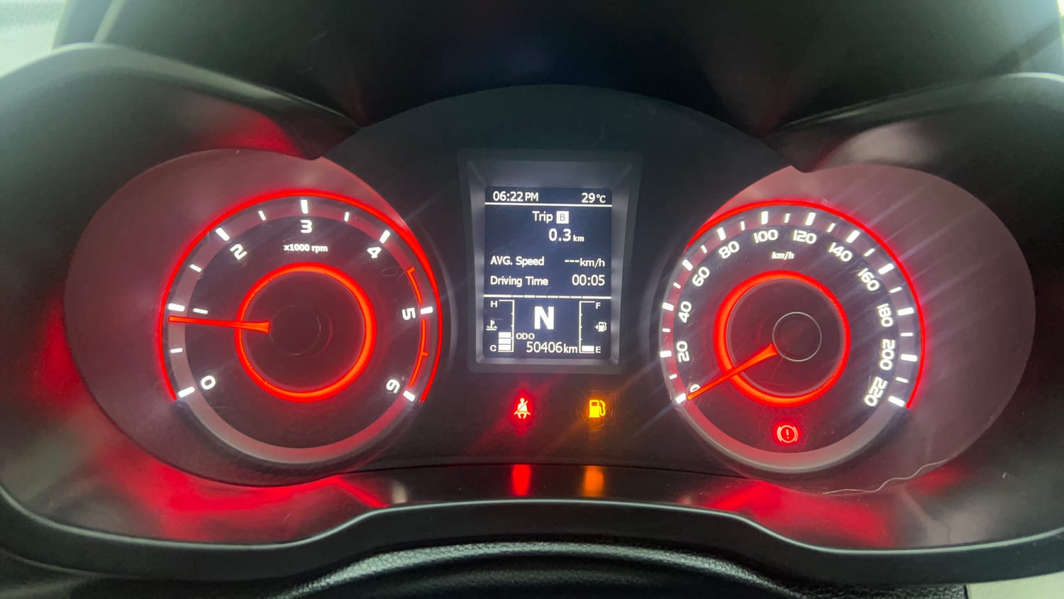 Used 2022 Mahindra XUV 300 W8 1.5 Diesel Diesel Manual interior CLUSTERMETER VIEW