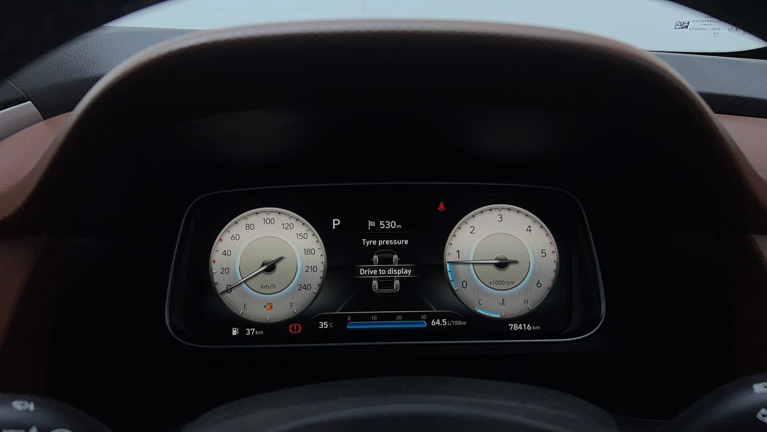 Used 2022 Hyundai Alcazar Signature (O) 7 Seater 1.5 Diesel AT Diesel Automatic interior CLUSTERMETER VIEW