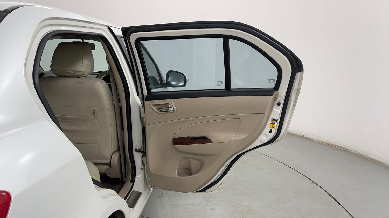 Used 2012 Maruti Suzuki Swift Dzire ZXI Petrol Manual interior RIGHT REAR DOOR OPEN VIEW
