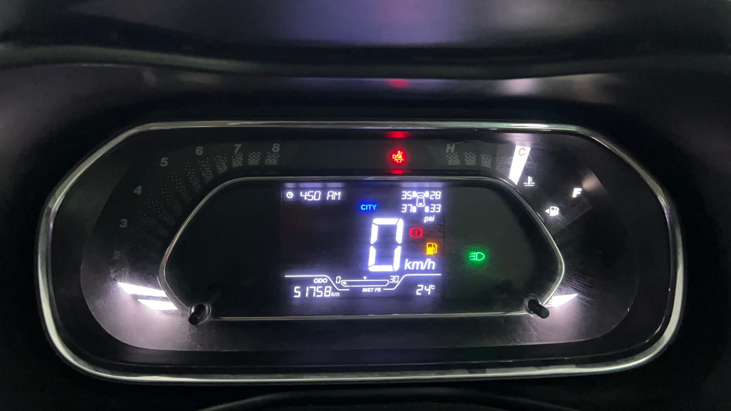 Used 2021 Tata Nexon XZ Plus (O) Petrol Manual interior CLUSTERMETER VIEW