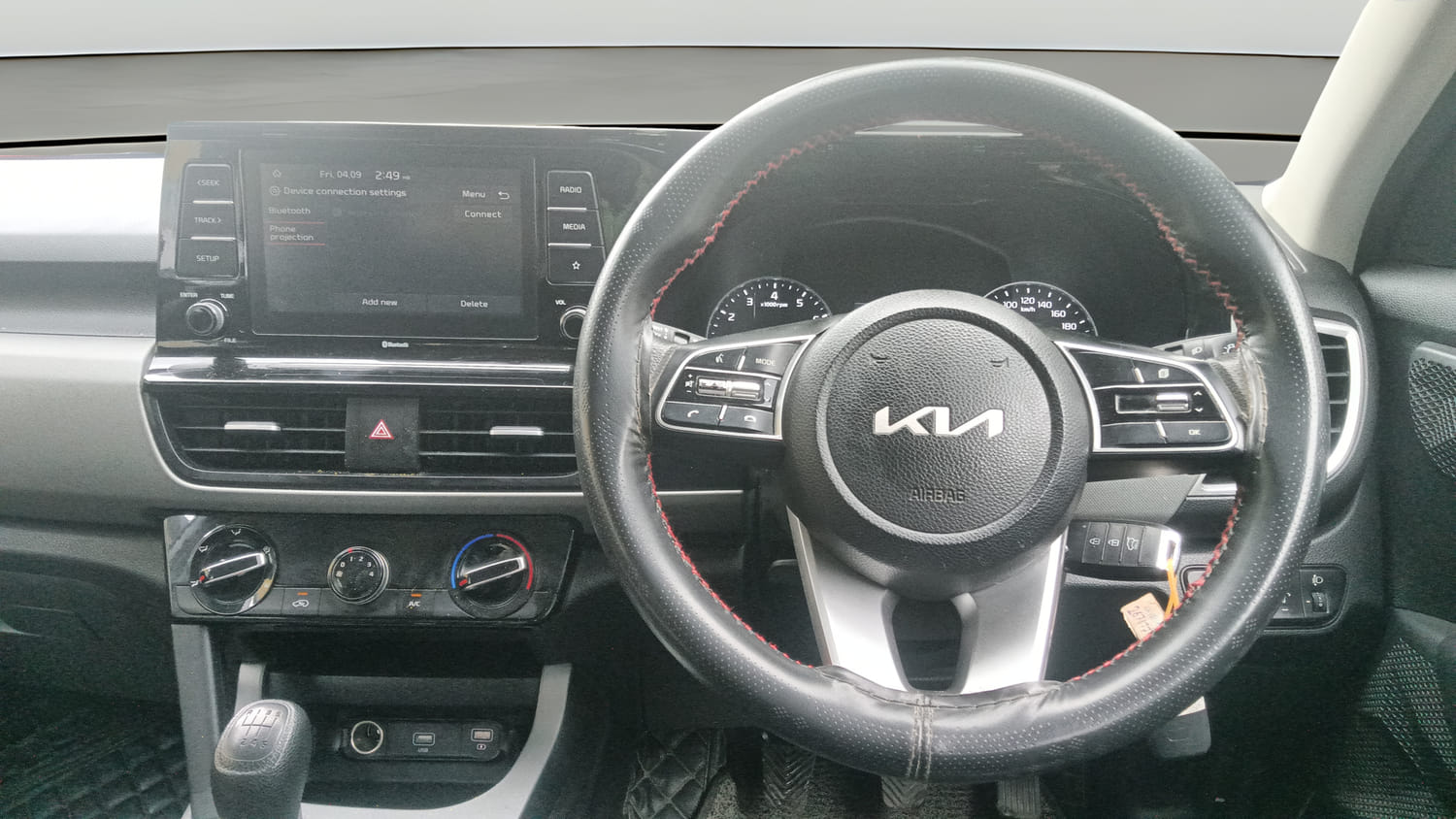 Used 2021 Kia Seltos HTK 1.5 Petrol Manual interior STEERING VIEW