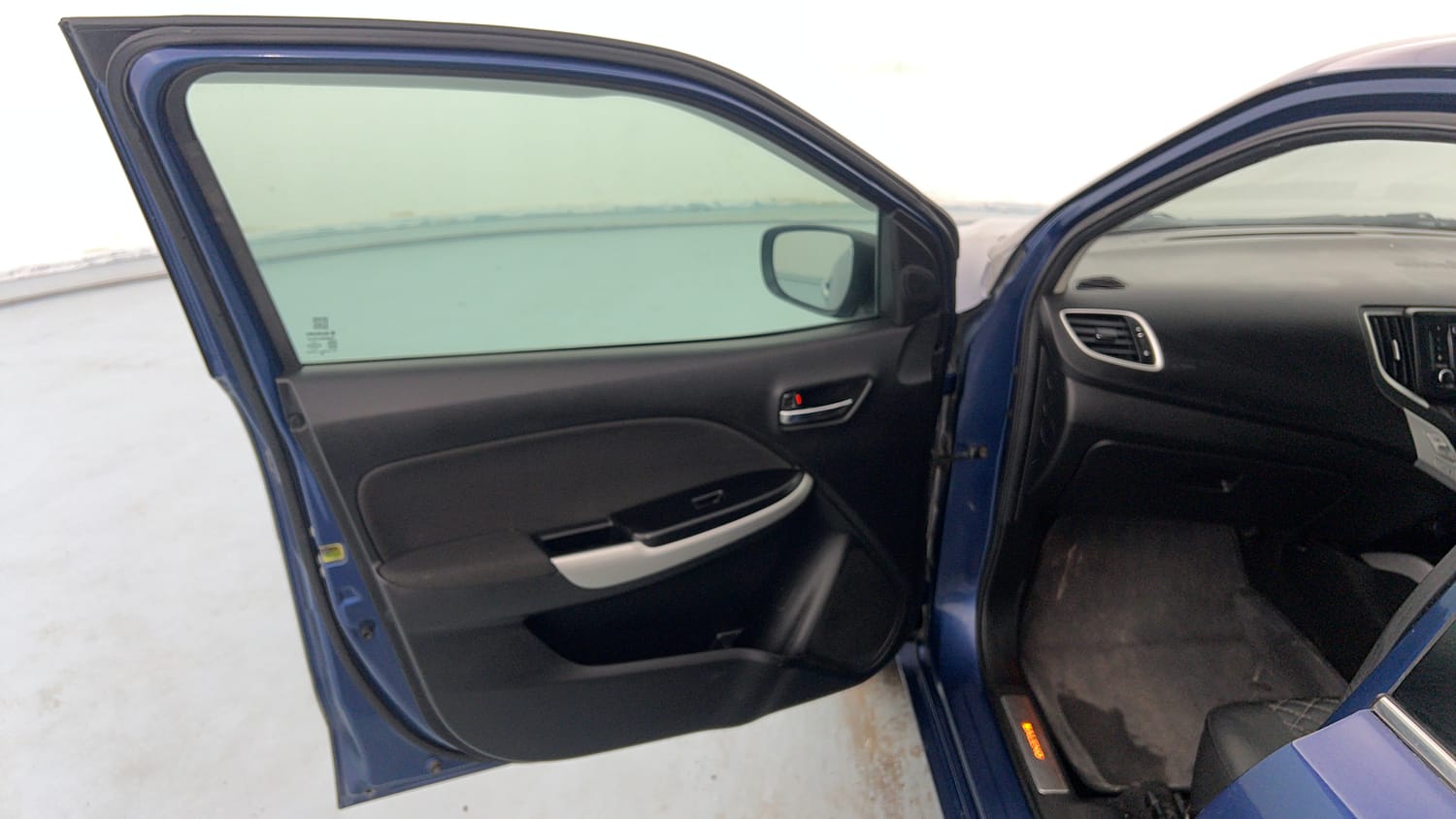Used 2018 Maruti Suzuki Baleno Zeta 1.2 AT Petrol Automatic interior LEFT FRONT DOOR OPEN VIEW
