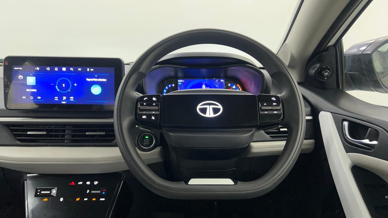 Used 2023 Tata Nexon Creative Plus S 1.2 Revotron Petrol 6AMT Petrol Automatic interior STEERING VIEW