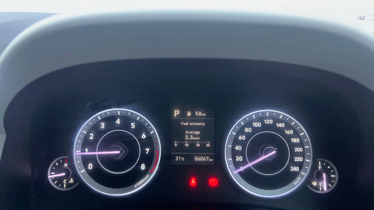 Used 2020 Hyundai Creta SX 1.5 Petrol IVT Petrol Automatic interior CLUSTERMETER VIEW
