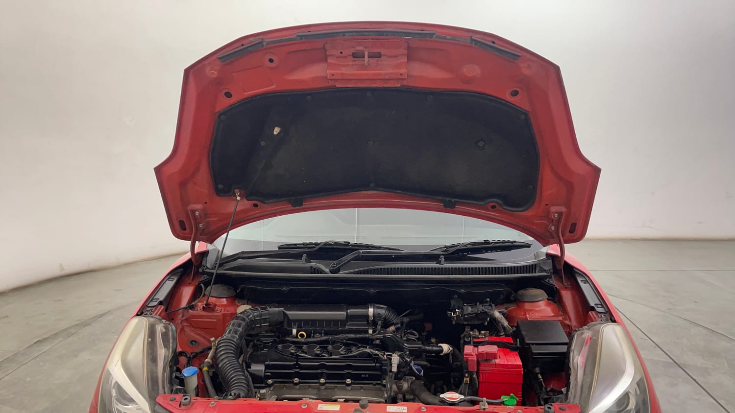 Used 2019 Maruti Suzuki Baleno Alpha 1.2 AT Petrol Automatic engine ENGINE & BONNET OPEN FRONT VIEW