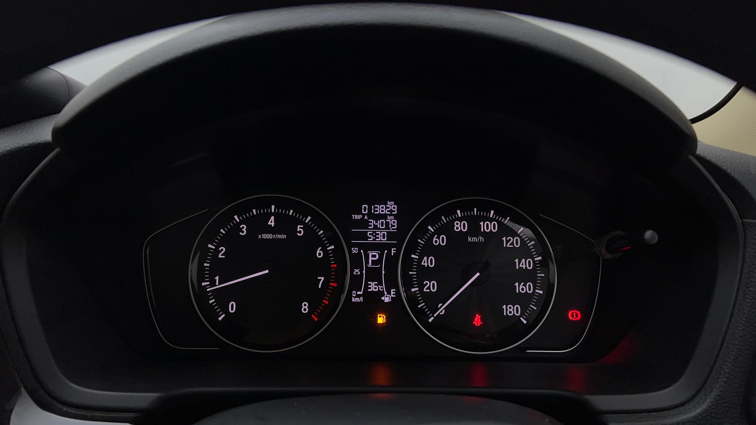 Used 2022 Honda Amaze VX CVT 1.2 Petrol Petrol Automatic interior CLUSTERMETER VIEW