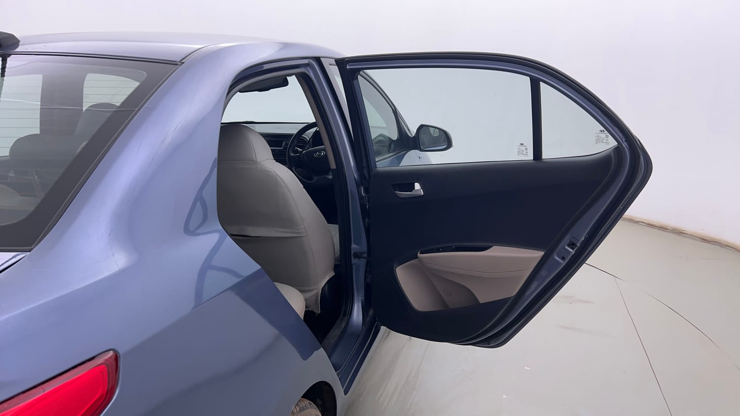 Used 2016 Hyundai Xcent SX 1.2 Petrol Manual interior RIGHT REAR DOOR OPEN VIEW